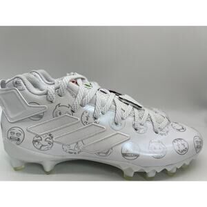 Adidas Freak 22 Big Mood Football Cleats White Silver Emoji GX7983 Size 9.5 New